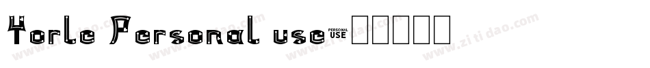 Yorle Personal use字体转换